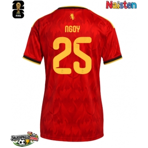 Belgia Nathan Ngoy #25 Kotipaita Naisten MM-kisat 2026 Lyhythihainen